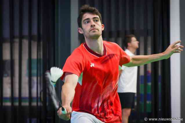 NU OP DE SPELEN. Badmintonner Julien Carraggi zei op zijn twaalfde al op tv dat hij naar de Spelen zou gaan: “Ik mikte toen op Tokio, maar dat kwam nét te vroeg”