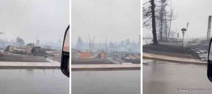 Bosbrand zorgt voor enorme schade in Jasper
