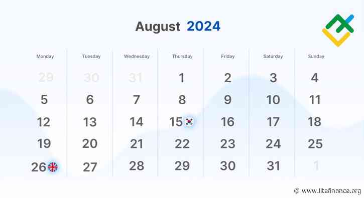World stock market holidays: August 2024