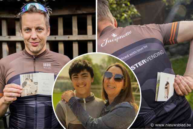 Duffelaar Tino Sel (42) beklimt Col des Saisies voor kankeronderzoek en ter nagedachtenis van Rayen (15): “Ik draag zijn foto bij me in mijn fietstruitje”
