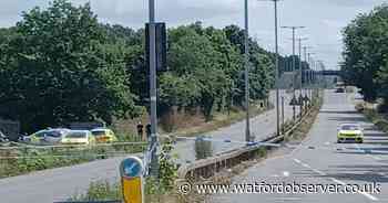 Herts Police combing A41 after shooting near Watford