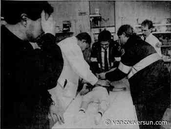 A father's anguish captured. And how a baby on a stretcher lived to give back to B.C. Children's Hospital