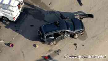 6 children thrown from car, 3 adults hurt in North Lauderdale crash: BSO