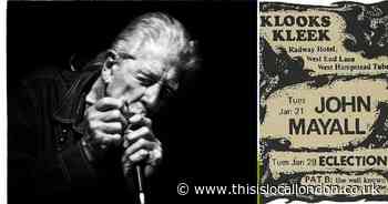 John Mayall Bluesbreakers at Railway pub West Hampstead