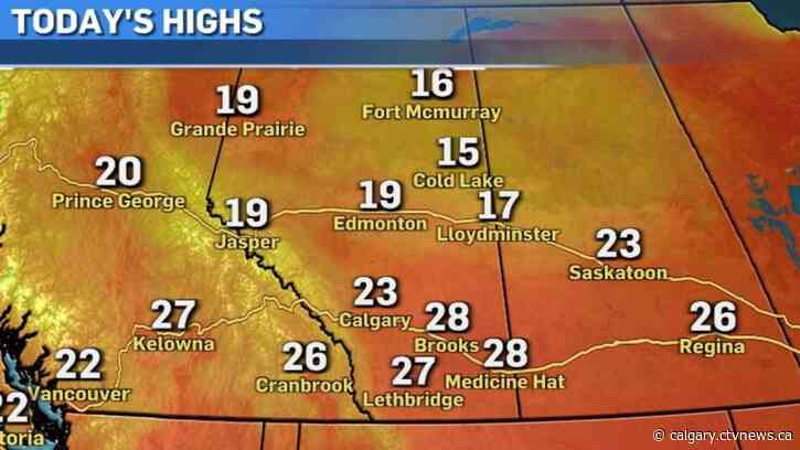 Calgary to see return to seasonal temperatures for the weekend