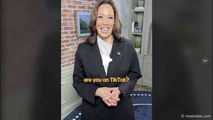 Kamala Harris just joined TikTok. Here's how to watch her content.