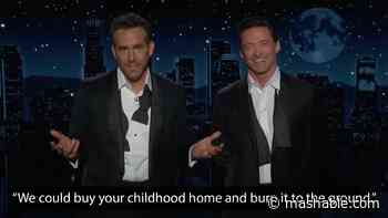 Ryan Reynolds and Hugh Jackman answering questions from children gets surprisingly sweary