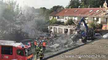 Verheerende Explosion in Bayern: Reihenhaus eingestürzt