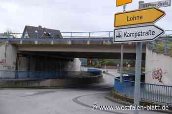 Kreisverkehr an der Ringstraße in Löhne gesperrt