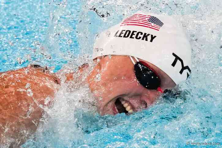 Katie Ledecky starts Olympic swimming with fastest time in 400 free prelims