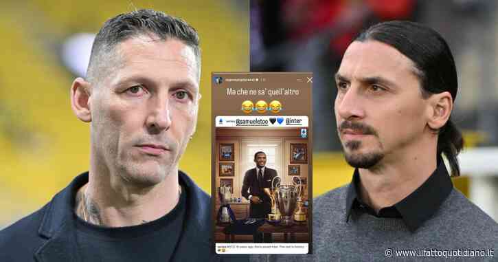 “Non come quell’altro”: la foto di Materazzi sui social e la polemica con Ibrahimovic