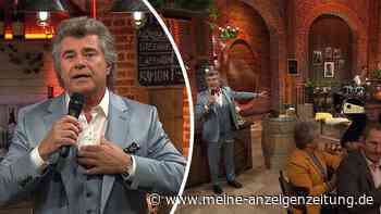 Missgeschick beim „Schlager-Spaß”: Andy Borg muss sogar sein Hemd wechseln