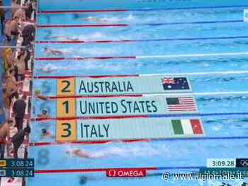 Parigi 2024, arriva la terza medaglia per l'Italia: la 4x100 maschile stile libero è di bronzo