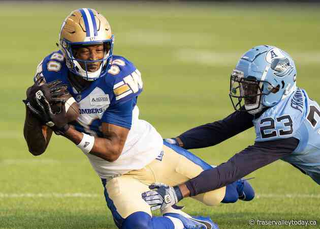 Hajrullahu’s 34-yard field goal gives Argos 16-14 overtime win over Bombers