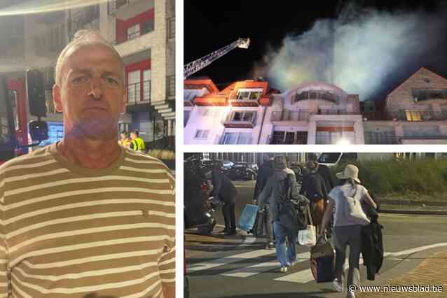 132 mensen geëvacueerd uit flatgebouwen door uitgebrande pizzeria aan strand: “Als deze brandgeur blijft, hopen we op een andere flat”