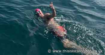 Willesden Green man swims Channel for Brain Tumour Research