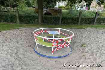 Twee toestellen in speeltuin Lindenhof afgekeurd en verwijderd voor herstellingen