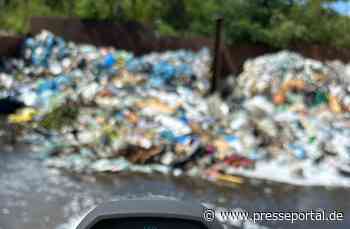 FW-ROW: Brennt Unrat auf Recyclinghof