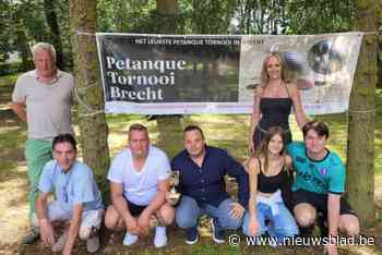 De Bolle Buiken winnen tweede Petanque Tornooi Brecht en echte Franse petanquebeker; apotheose na een maand lang spelen