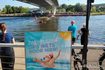 Vlaamse Waterweg waarschuwt voor kanaalzwemmen tijdens Cave Triathlon in Kanne