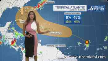 A tropical depression could form around midweek.  South Florida needs to keep an eye on it