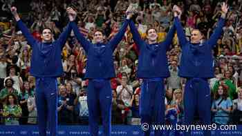 Caeleb Dressel captures 8th gold as anchor of U.S. relay team