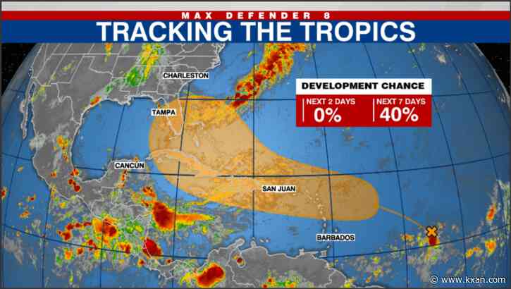 Tropical disturbance has 40% chance of developing in Atlantic this week: NHC