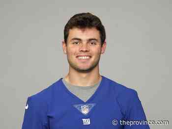 New York Giants waive B.C. quarterback Nathan Rourke