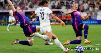 Olympia 2024: Deutsche Fußballerinnen erleiden herben Dämpfer gegen die USA