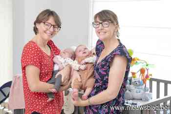 Tweelingzussen Annemie en Annick werden samen bewust alleenstaande moeders: “We zien onze kinderen als broer en zus, niet neef en nicht”