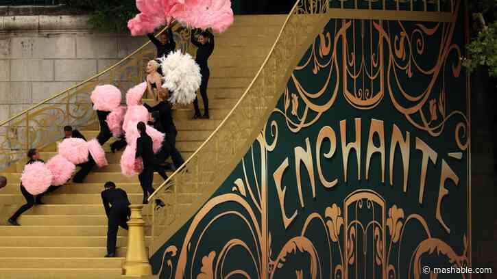 Lady Gaga just performed at the Olympics opening ceremony