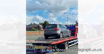 Blackburn 'boy racer' stopped by police in town centre