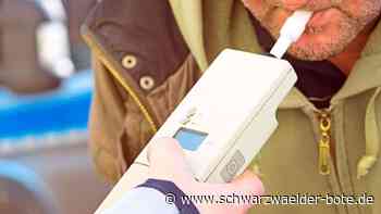 Trunkenheit am Steuer: Fahrer in Haiterbach versucht zu flüchten