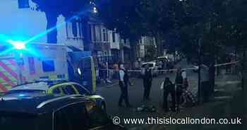 Milton Avenue, East Ham crime scene after man robbed