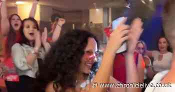 Jade Thirlwall dances to her own song in South Shields as bar  goes wild for Little Mix star