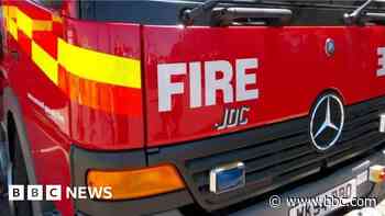 Multiple fire crews battle Bude blaze
