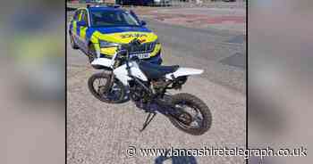 Motorcycle rider crashed into pedestrian in Blackburn