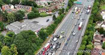 A282 M25 Dartford Crossing crash: Police seek witneses