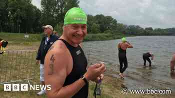 Cardiac arrest swimmer to return to near-fatal race