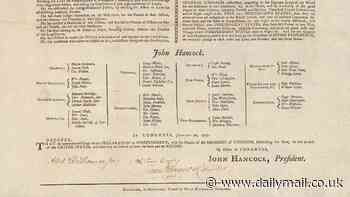Americans are shocked after learning a WOMAN'S name appears in the Declaration of Independence: 'We have a Founding Mother!'