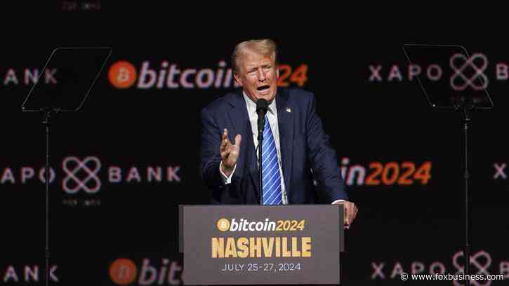 Trump calls for US to be 'crypto capital of the planet' at bitcoin conference in Nashville