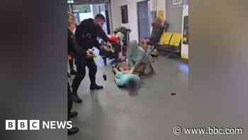 Family of kicked man concerned for hurt officers