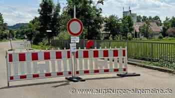 Die Brücke bei Zusamzell bleibt vorerst gesperrt