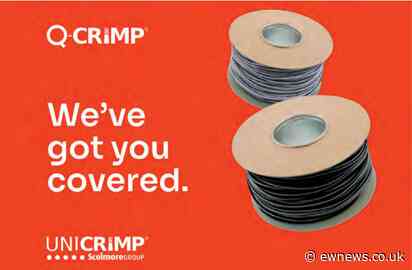 Q-Crimp black and grey PVC cable sleeving additions