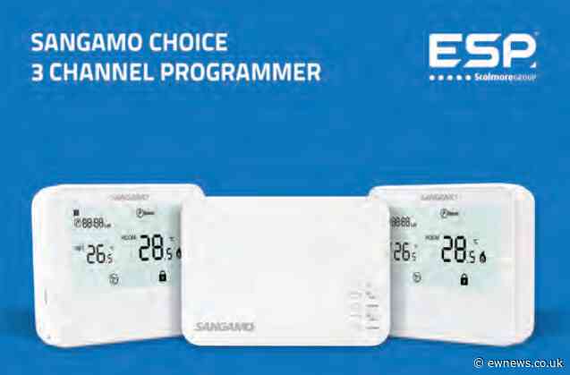 New three-channel programmable thermostat from Sangamo