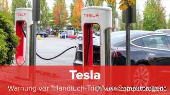 Tesla: Warnung vor "Handtuch-Trick" am Supercharger