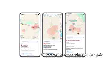 Google Maps warnt jetzt vor Waldbränden in Südeuropa