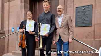 OHG in Nagold: Musikpreis für zwei  Gymnasiasten