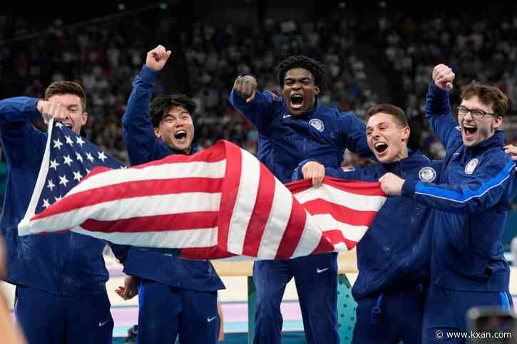 Families, gymnasts react after US men's gymnastics team secures first Olympic medal in 16 years