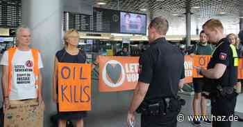 Flughafen Hannover: Letzte Generation protestiert für mehr Klimaschutz